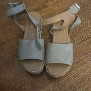 open toe wedges